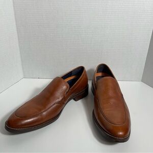 Cole Haan Mens Lenox Hill Venetian Slip-On Leather Loafers British Tan 8.5 Shoes